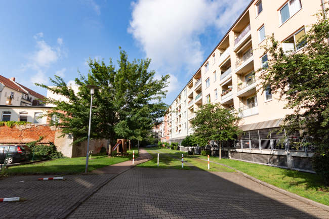 Single-Apartment in Plagwitz mit Balkon und Stellplatz