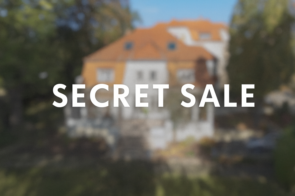 Diskrete Vermarktung – Jugendstilvilla mit großem Grundstück! – Südausrichtung
