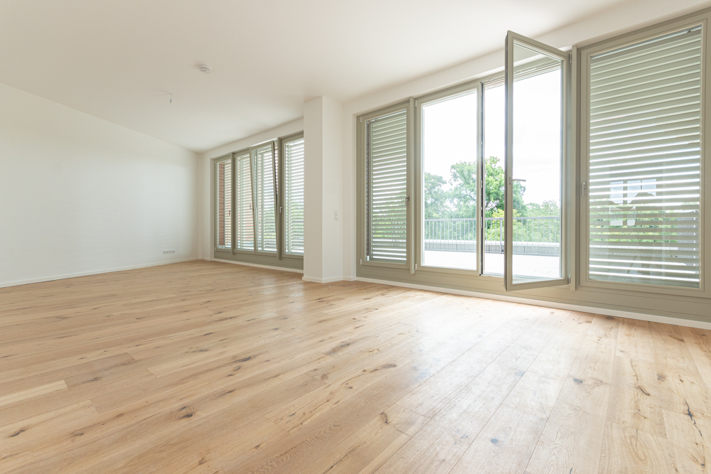 Traumwohnung mit großer Dachterrasse | 2 Bäder | Offene Küche | Parkett | Stellplatz | Aufzug