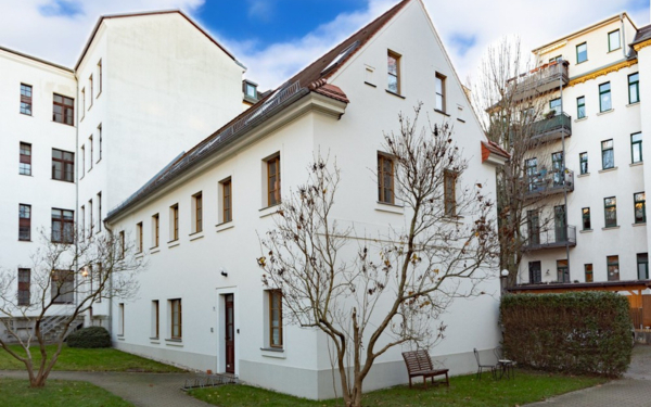 Waldstraßenviertel – Bezugsfrei ab Juli | 3-Raumwohnung im ruhigen Hinterhaus