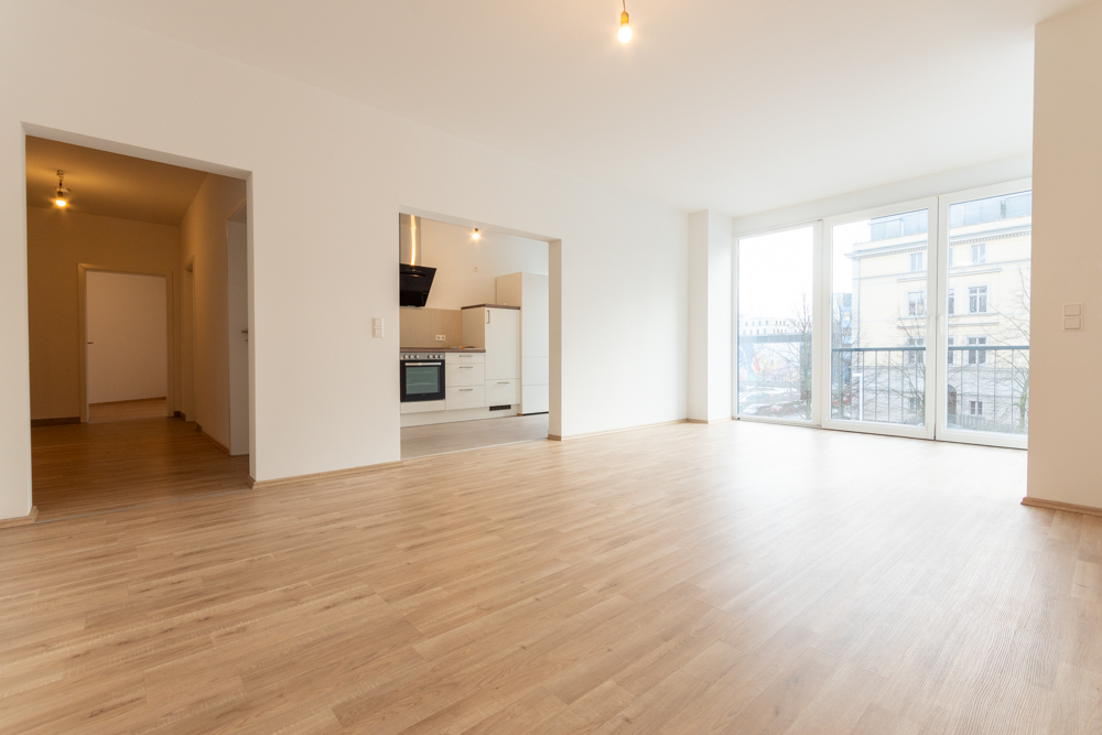 Großzügige City-Wohnung mit moderner Einbauküche | Panoramafenster | Fußbodenheizung | Aufzug