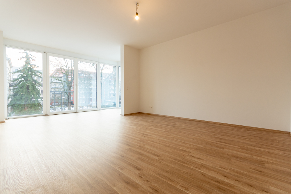 Großzügige City-Wohnung mit moderner Einbauküche | Panoramafenster | Fußbodenheizung | Aufzug