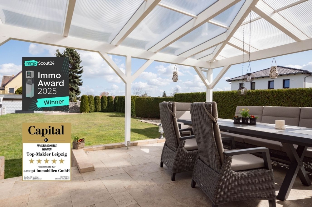 Besonders gepflegt und tolles Grundstück |Erdwärme A+| große Terrasse |Kamin | Gute Lage in Taucha