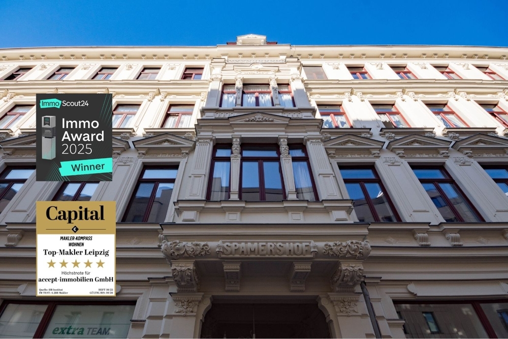 Attraktive 4 Zimmer – Wohnung in der City |ruhige Lage | Balkon | 2 Bäder | ab Oktober bezugsfrei