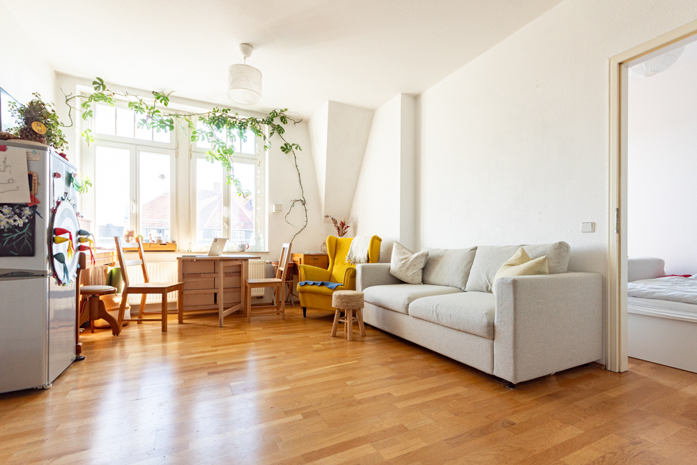 Charmante Wohnung in der Südvorstadt | Einbauküche | Aufzug | Parkett