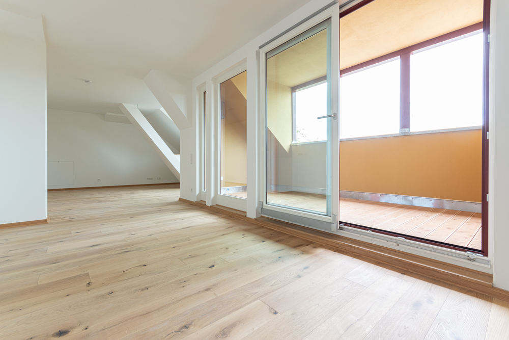 Familientraum im Dachgeschoss – mit Loggia und Blick ins Grüne | 2 Bäder | HWR | Stellplatz