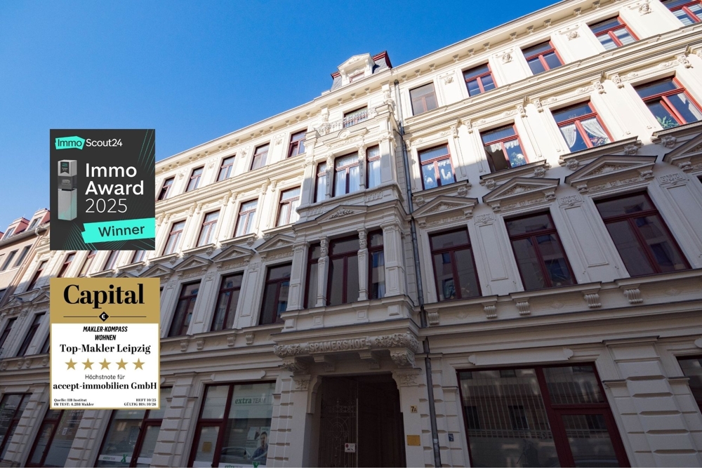 Attraktive 4 Zimmer – Wohnung in der City |ruhige Lage | Balkon | 2 Bäder | ab Oktober bezugsfrei