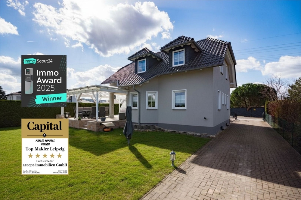 Tolles Familienhaus in guter Lage von Taucha | Kamin | 2 Bäder | schönes Grundstück