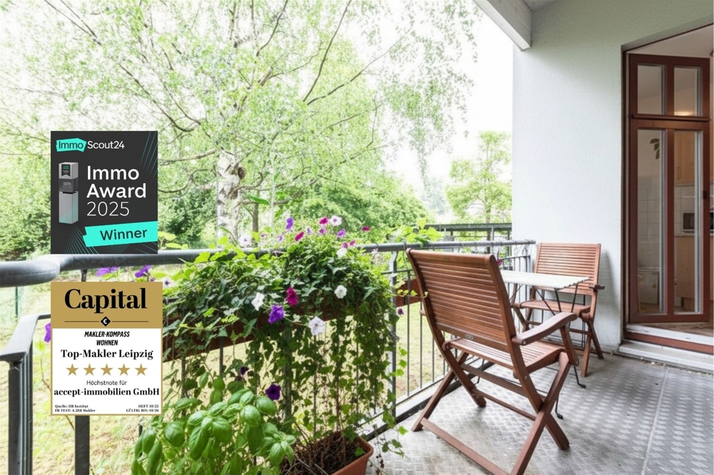 Schöne 3-Zimmer-Wohnung in Gohlis-süd| Bad mit Wanne | großer Balkon