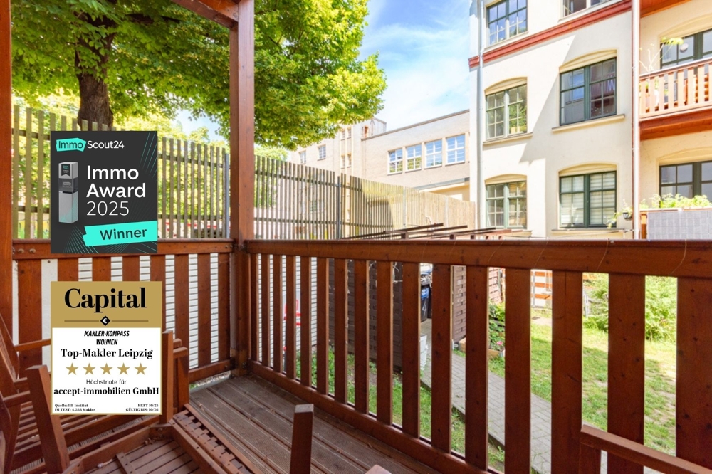 Ruhige Lage in Plagwitz | 3-Zimmer-Wohnung mit Balkon & Tageslichtbad