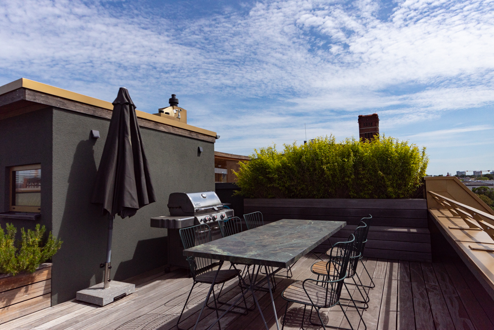 Penthouse mit Rooftop-Terrasse |Aufzug in die Wohnung | Sauna| Parkett| 2 Stellplätze| A+