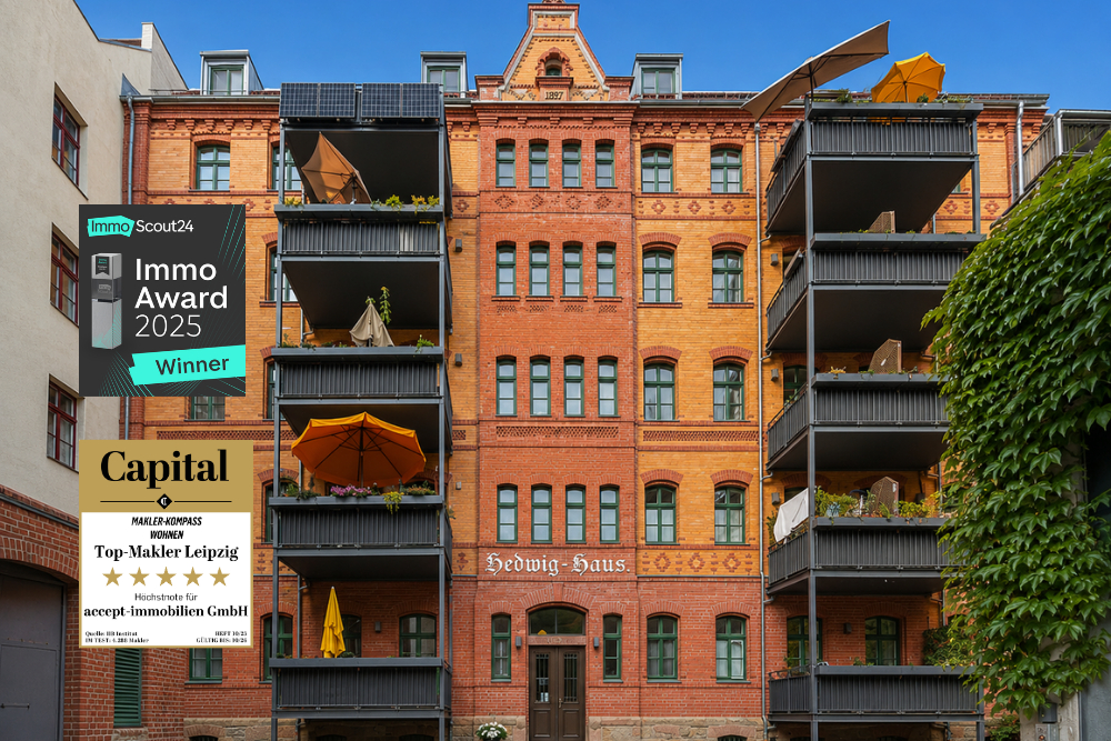 Bezugsfreie 1-Zimmer-Wohnung mit Balkon | Einbauküche | Dielen | Tageslichtbad