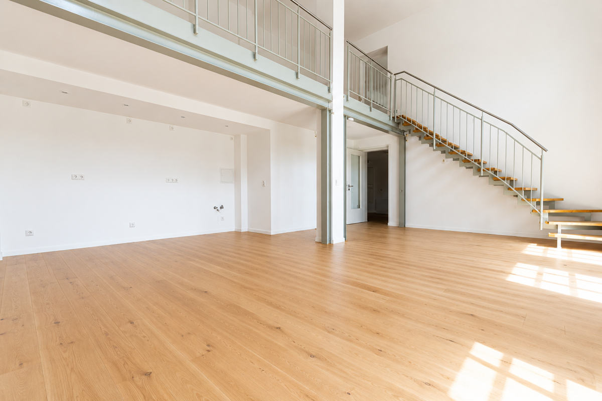 Großzügiges Loft mit Wasserblick | Großer Balkon | Echtholzparkett | Fußbodenheizung | Stellplatz