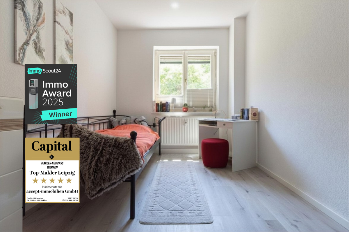 Waldstraßenviertel – Bezugsfreies Apartment mit Südbalkon | 2 Zimmer